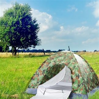 3-4 Person Camping Dome Camouflage Tent Now Available on Lifestyle.ws!